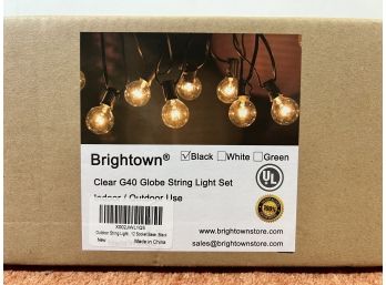 New In Box Industrial Style String Lighting