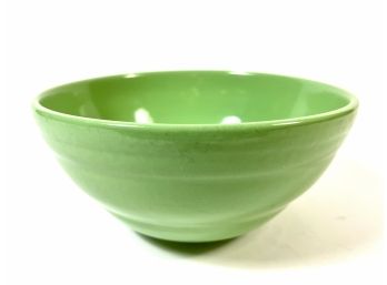 Antique Green Yellow Ware Bowl