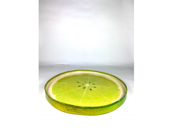 Awesome Vintage Lime Shaped Serving Platter