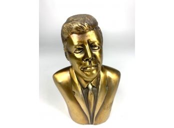 Cast Brass JFK Sculpture