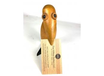 1960s MCM Wooden Bird Memo Note Holder