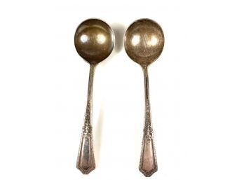 Lot Of 2 Sterling Silver Spoons