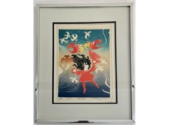 Hand-signed Lithograph Titled 'Birds' /20