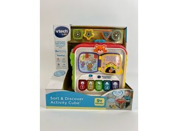 V-Tech Baby - Sort & Discover Activity Cube