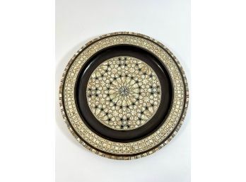 Gorgeous Mother Of Pearl Inlaid Tray