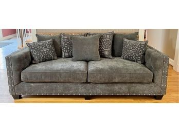 (1) Tufted Contemporary Upholstered Sofa