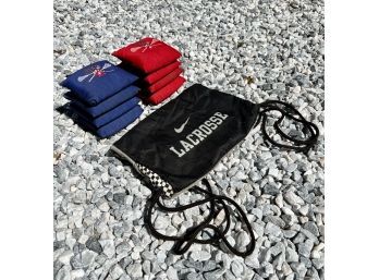 (8) Cornhole Bags & String Bag