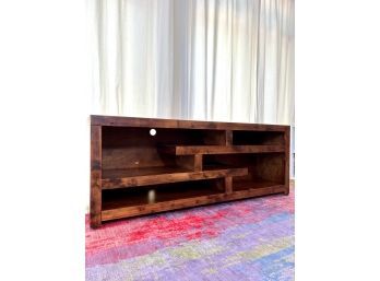 (1) Solid Wood Shelf/Credenza