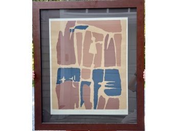 Ruth Kerkovius Hand-signed Framed Lithograph /35