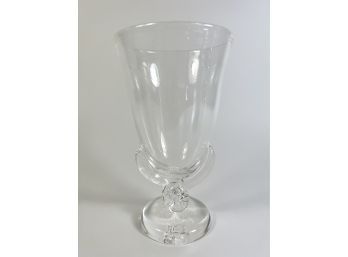 Antique Crystal Steuben Vase - Signed Steuben