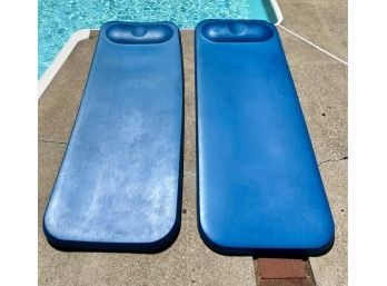 (2) Blue Foam Pool Floats
