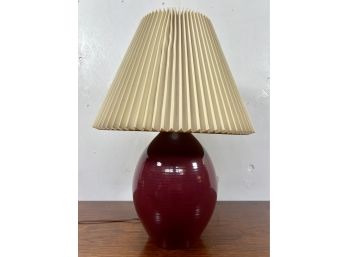 Chinese Oxblood Lamp