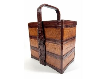 Handmade Japanese Carrying Basket