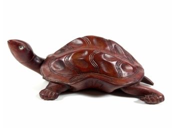 Solid Carved Tortoise Sculpture