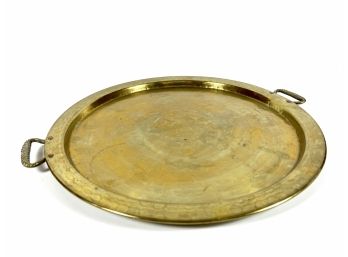 Solid Brass Hand Hammered Tray