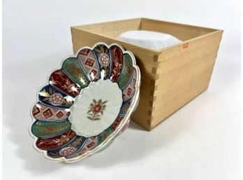 (4) Original Box Hand-decorated Japanese Imari Porcelains