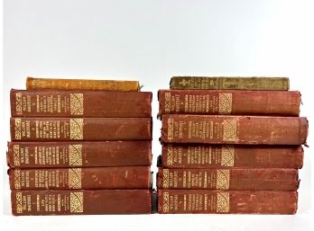 1900s Leather Bound Books - Shakespeare & Robert Browning