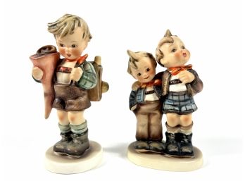 (2) Goebel Porcelain Hummels Figurines