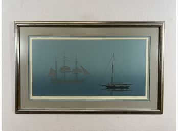 Large Hand-signed & Numbered Ship Artwork