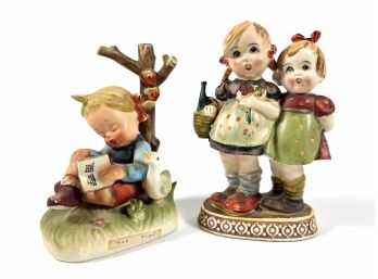 (2) Antique Porcelain Figurines