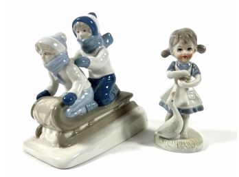 (2) Porcelain Figurines