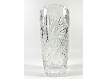 Cut Crystal Vase