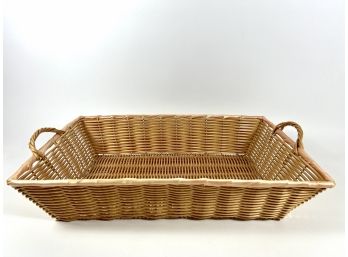 Wicker Handled Tray