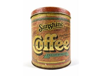 Sunshine Coffee Tin