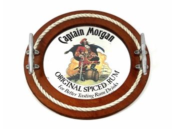 Vintage Nautical Captain Morgan Mirrored Advertising