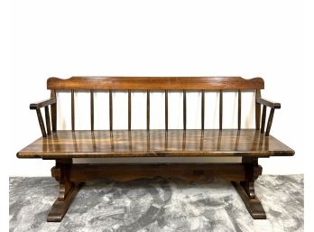 Country Solid Pine Bench