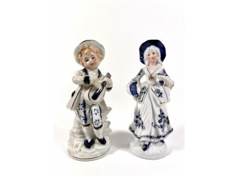 (2) Japanese Porcelain Figurines