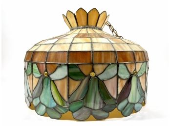 1940s Stained Glass Lighting