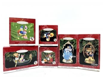 (6) Disney Character Keepsake Ornaments