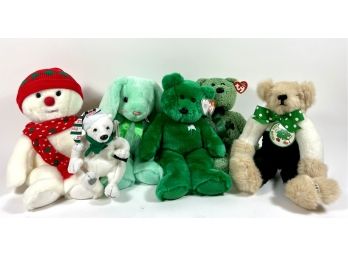 (6) Vintage Stuffed Animals