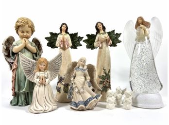 (9) Angel Figurines