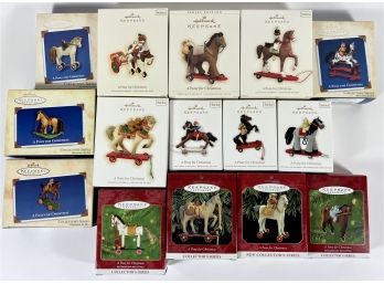 (15) Hallmark Keepsake Toy Pony Ornaments