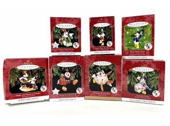 (7) Mickey & Company Hallmark Keepsake Ornaments
