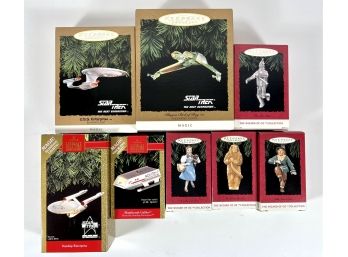 Star Trek & Wizard Of Oz Christmas Ornaments - Original Boxes