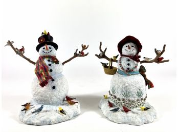 (2) Lenox Snowman Figurines - Original Boxes