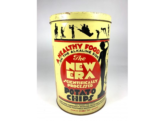 Vintage 'New Era' Potato Chips Tin