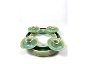 Studio Pottery Candle Holder