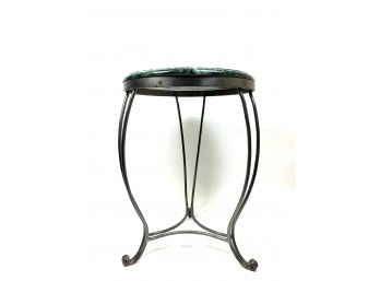 Metal Plant Stand With Stone Top