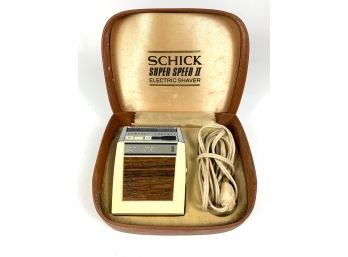 Schick Super Speed II Electric Shaver In Original Box