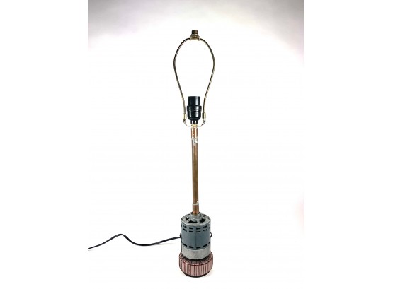 Custom Industrial Copper Motor Lamp