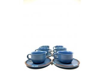 Dansk Tea Cups & Saucers