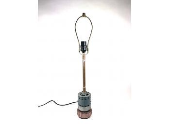 Custom Industrial Copper Motor Lamp
