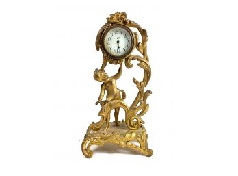 Victorian Cherub Mantle Clock