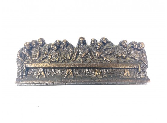 Brass Plaque Of The Last Supper