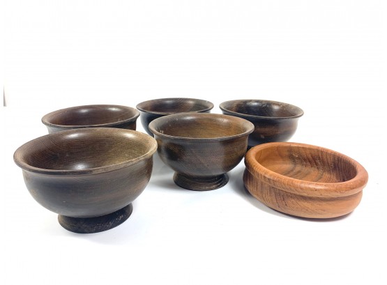 Lot Of Wooden Bowls