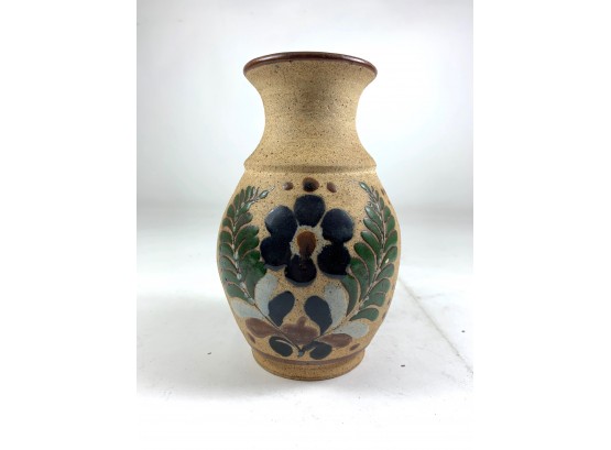 Floral Terracota Vase